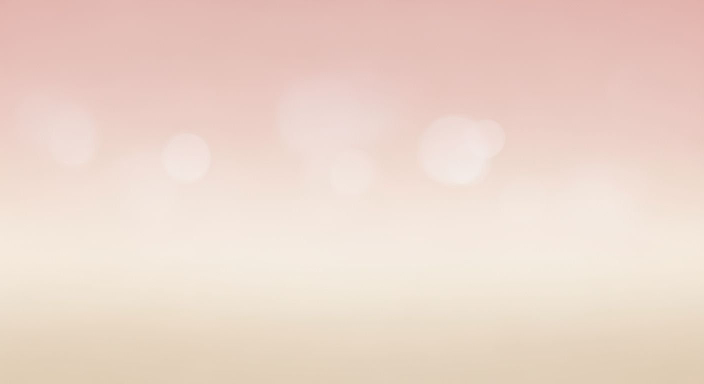 Pink and beige background with bokeh lights Background Image