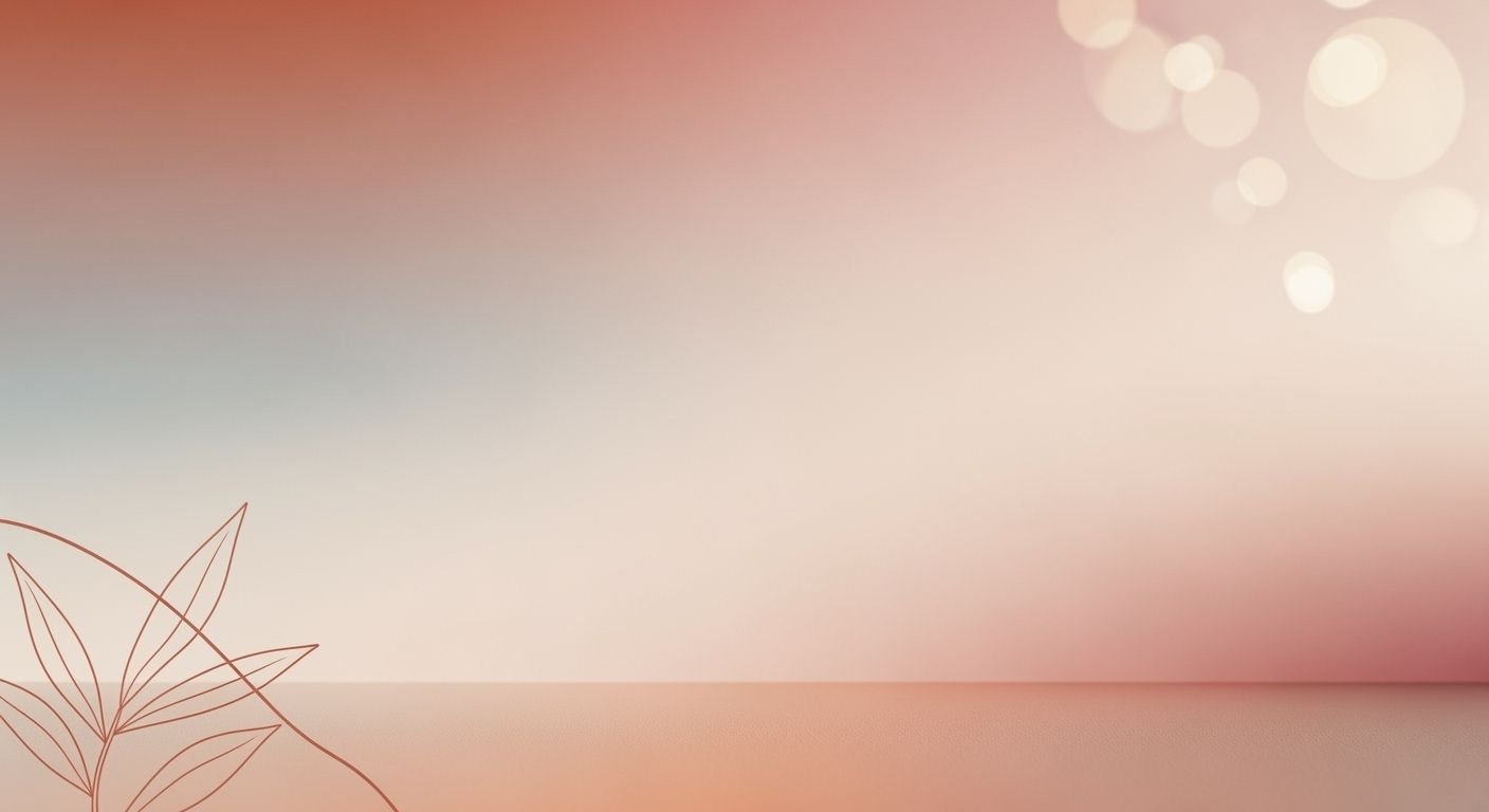 Pink and blue background with a plant in the foreground Background Image