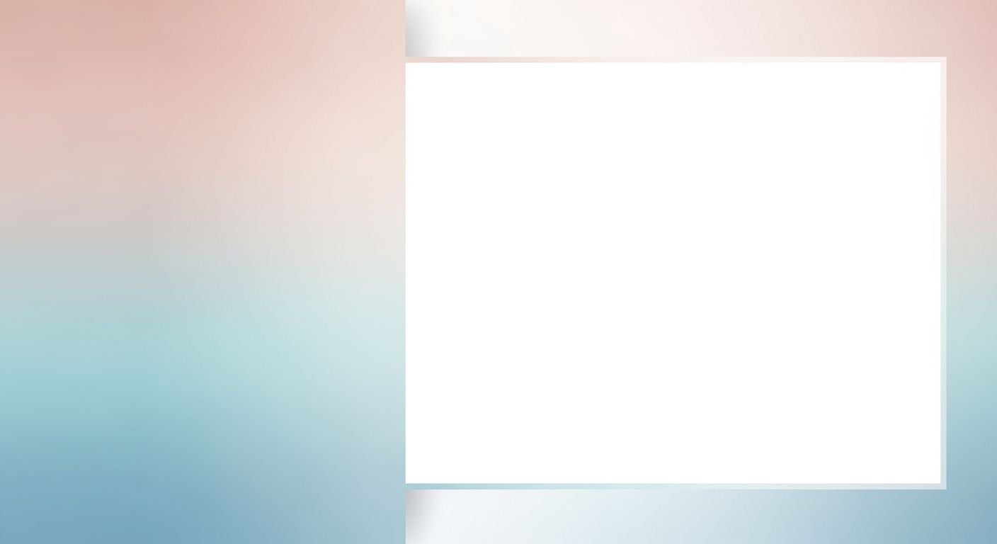 Pink and blue background with a white square in the middle Background Image
