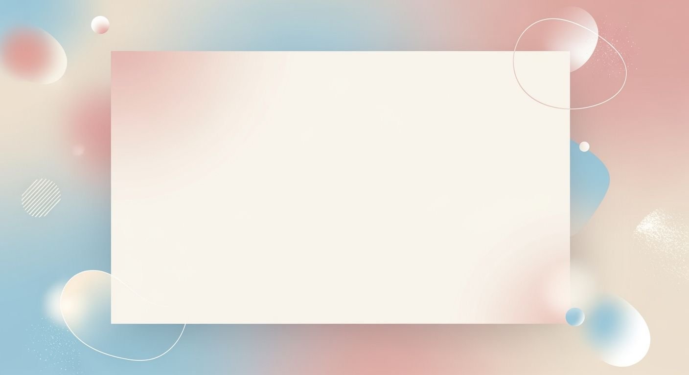 Pink and blue background with a white square frame Background Image