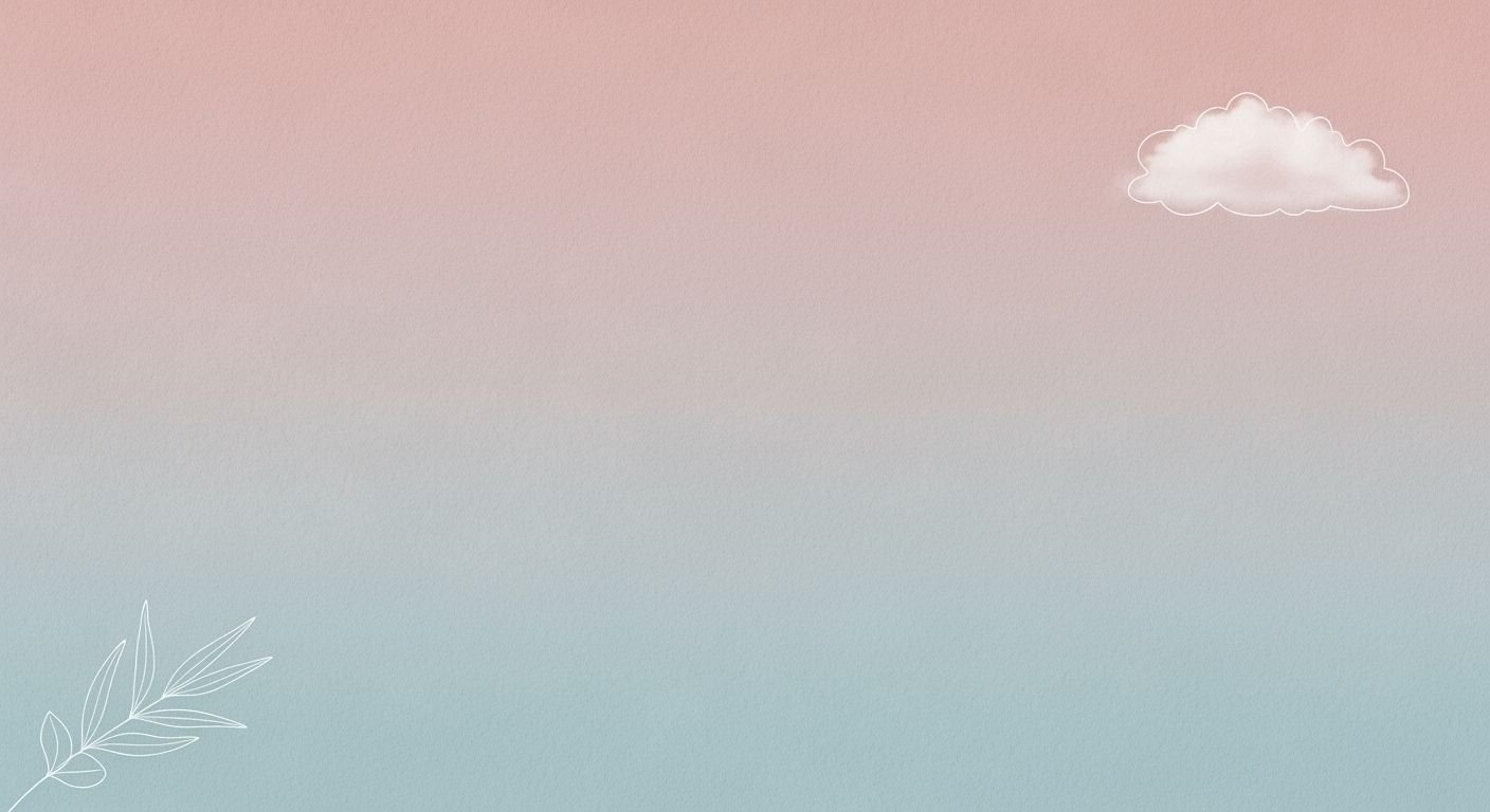 Pink and blue background with a white cloud Background Image