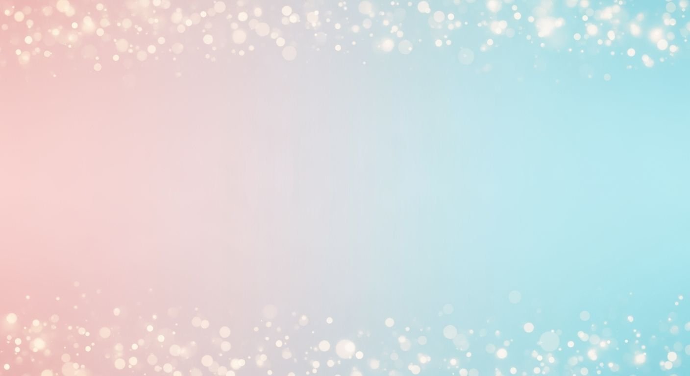 Pink and blue background with bokeh lights Background Image