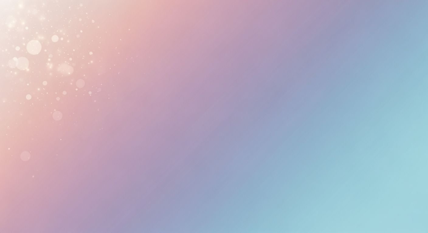 Pink and blue background with bokeh lights Background Image
