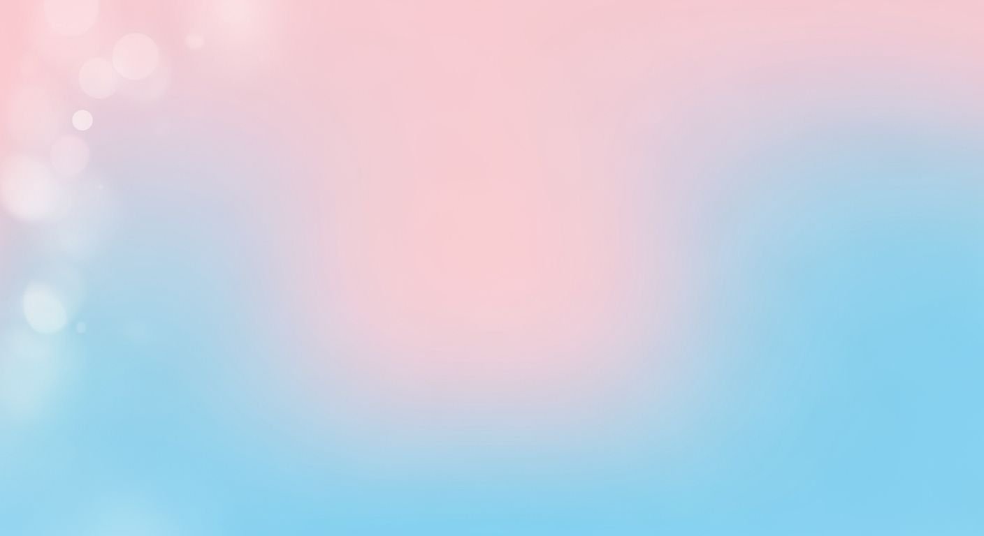 Pink and blue background with bokeh lights Background Image