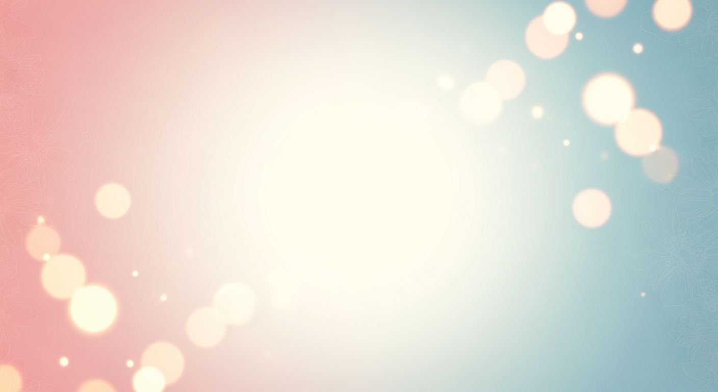 Pink and blue background with bokeh lights Background Image