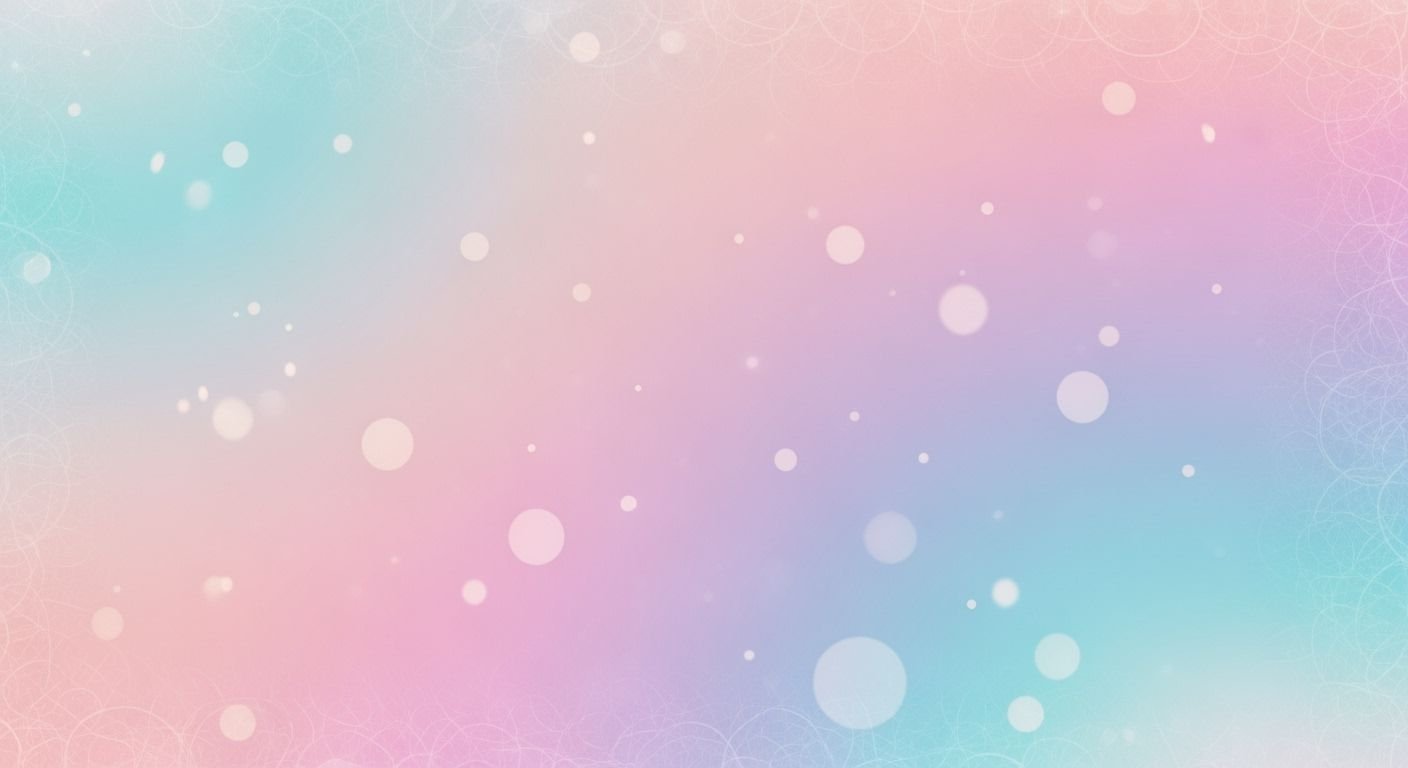 Pink and blue background with bubbles Background Image