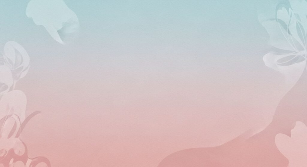 Pink and blue background with flowers on it Background Image