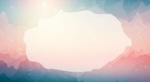 Pink and blue background with mountains and stars Background Image