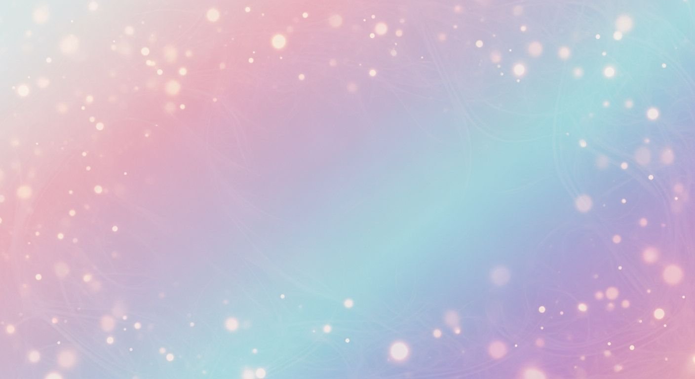 Pink and blue background with stars and swirls Background Image