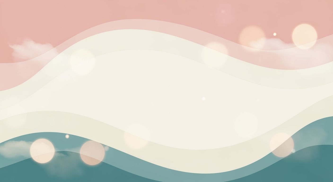 Pink and blue background with waves and clouds Background Image