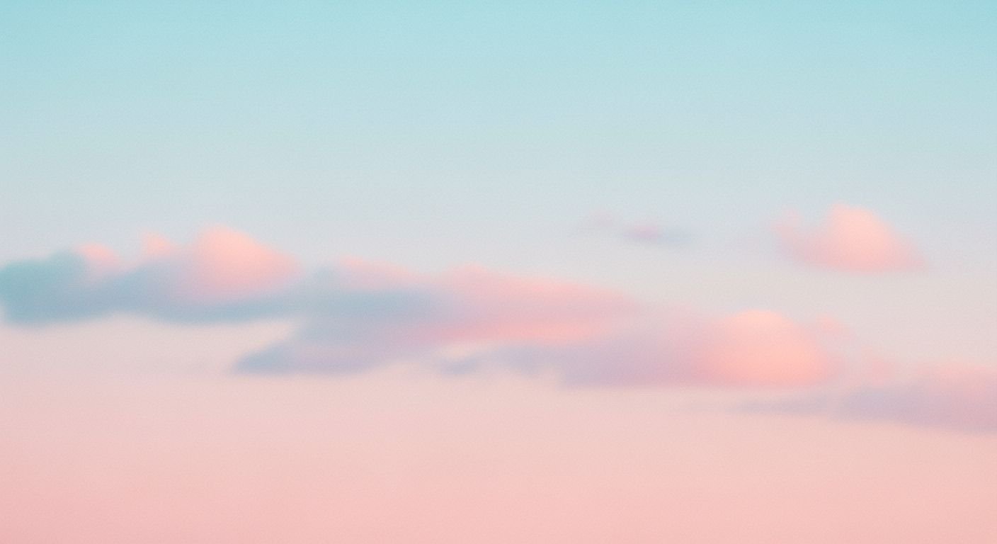 Pink and blue sky with clouds in the background Background Image