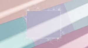 Pink and blue striped background with a white frame Background Image