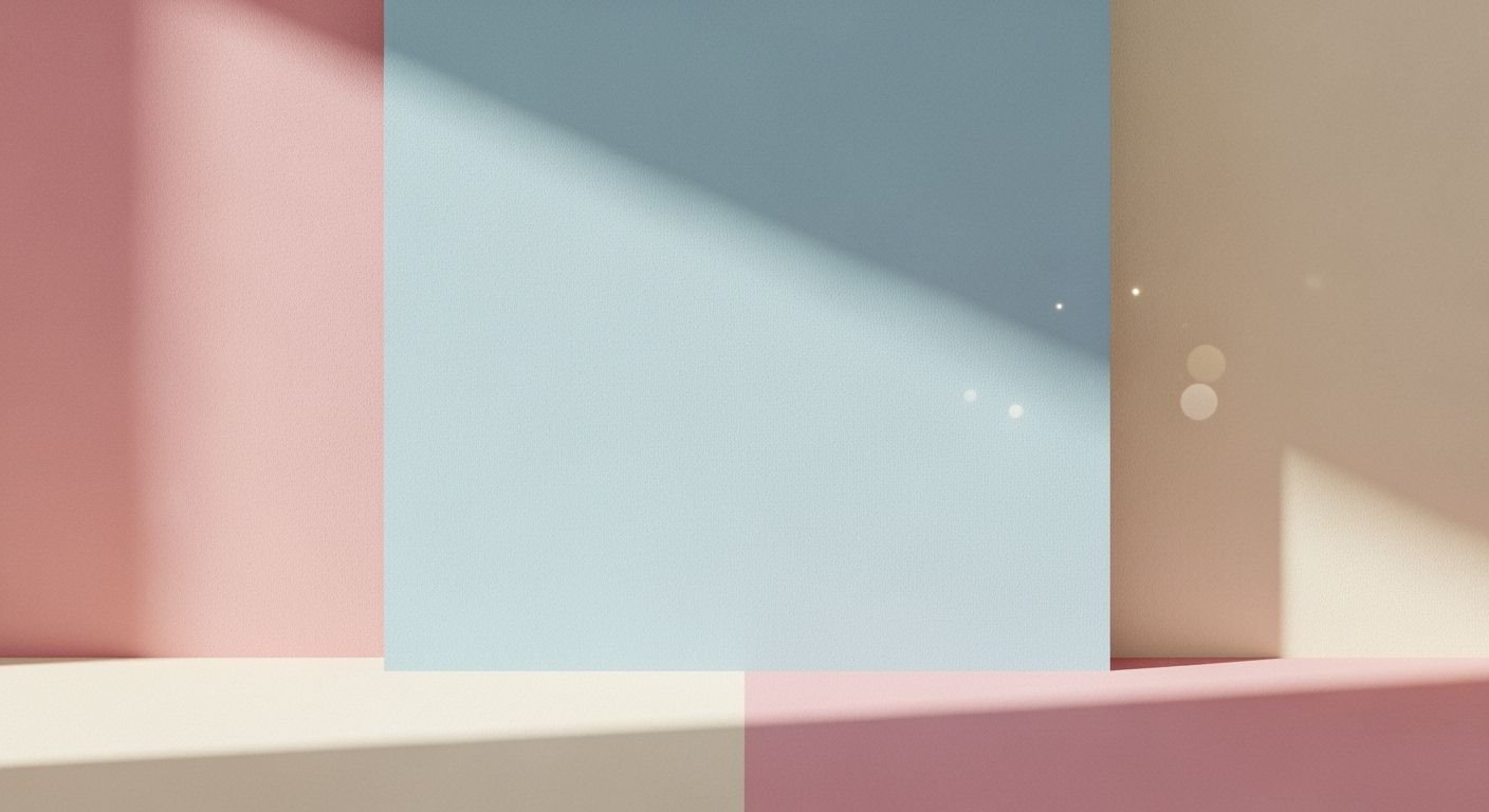 Pink and blue wall with a light shining through it Background Image