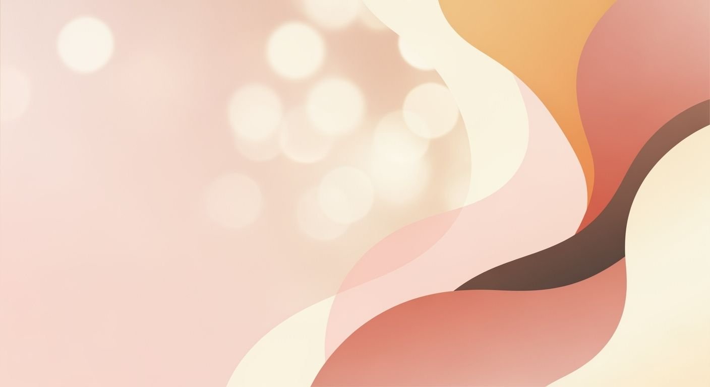 Pink and brown abstract background with wavy lines Background Image