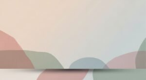 Pink and green abstract background with wavy shapes Background Image