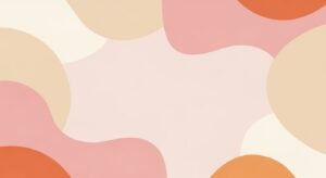 Pink and orange background with wavy shapes Background Image