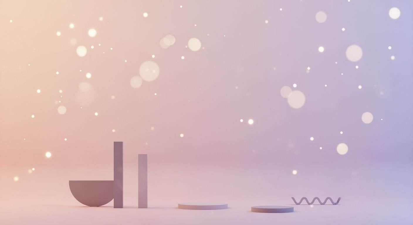 Pink and purple background with a bowl and a bar chart Background Image