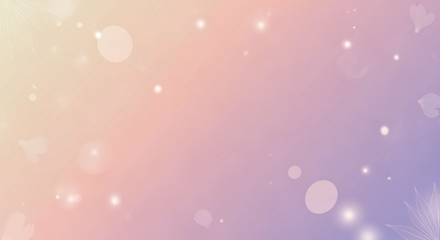 Pink and purple background with hearts and flowers Background Image