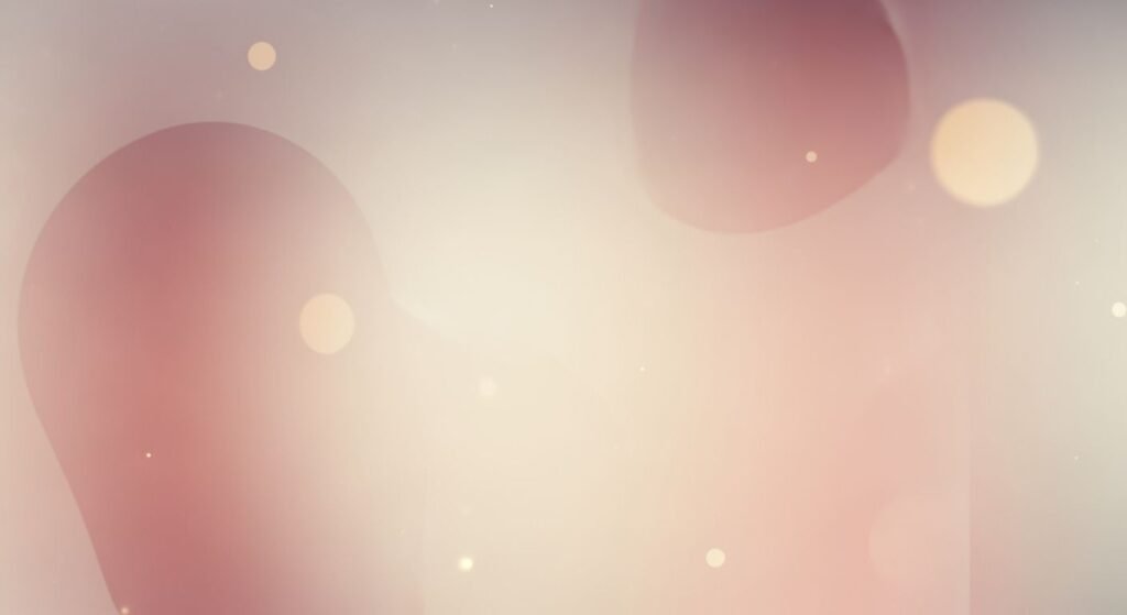 Pink and white background with bokeh lights Background Image