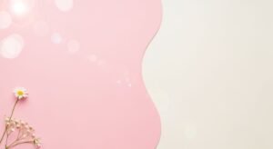 Pink and white background with daisies on it Background Image