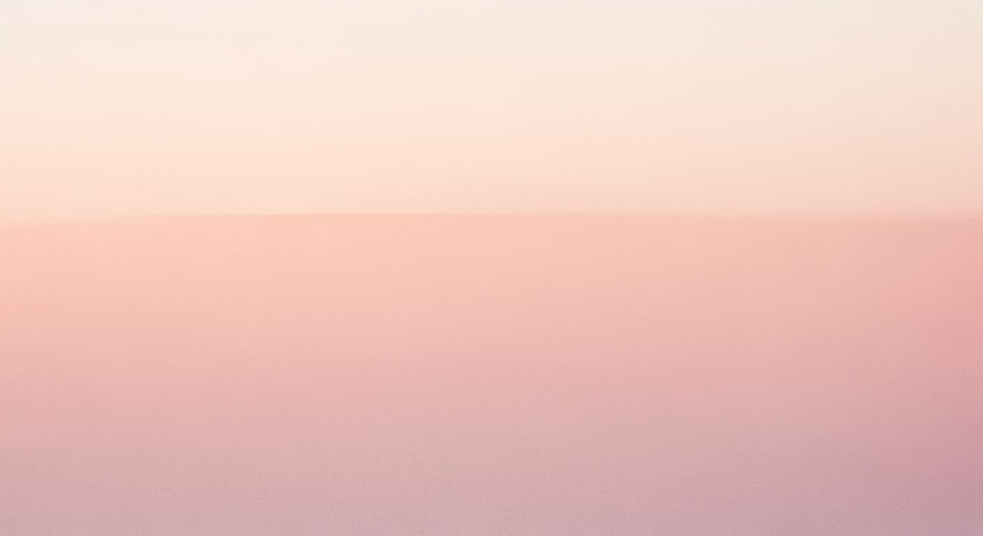 Pink and white photo of a person standing in the middle of a field Background Image