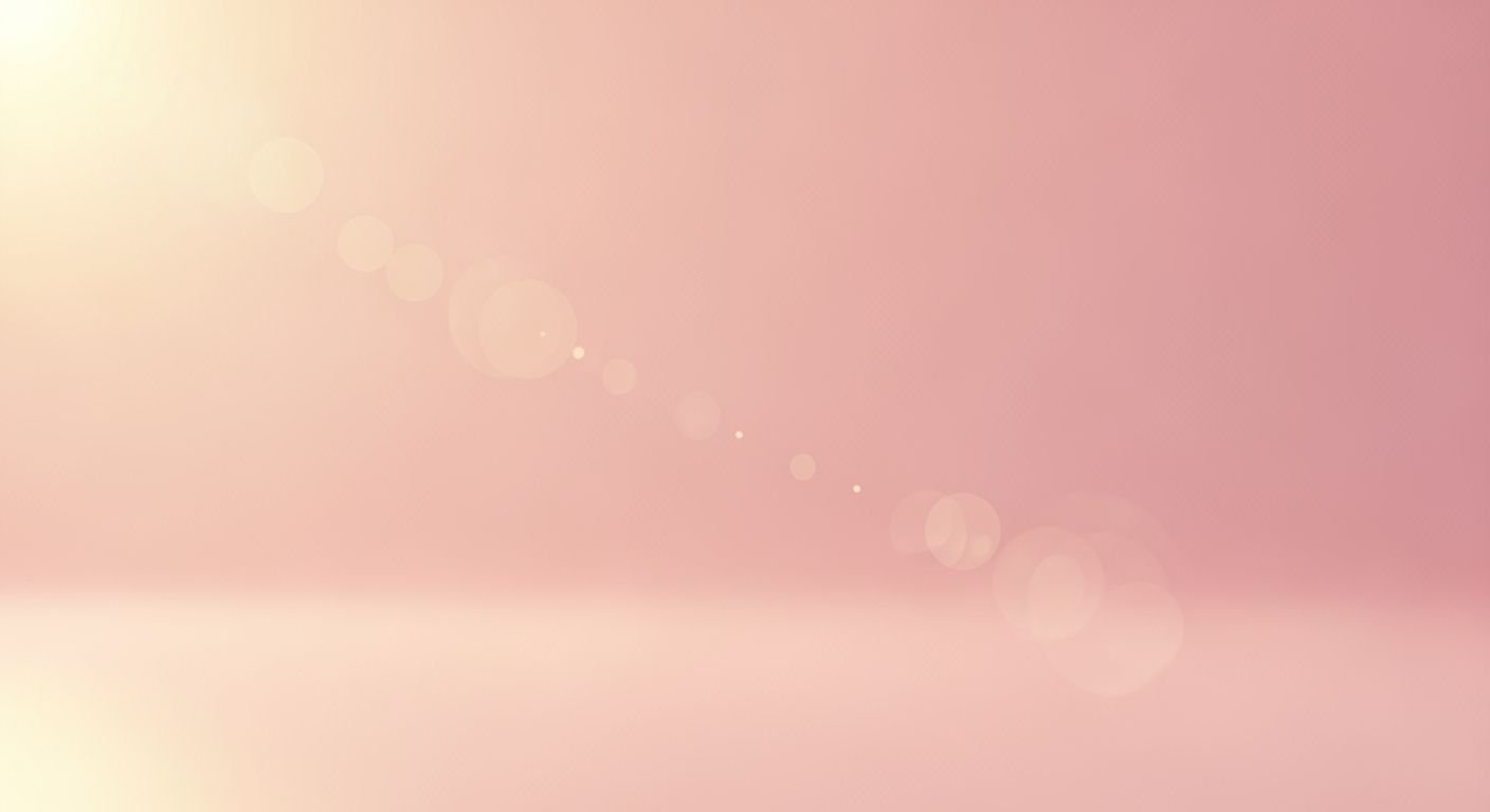 Pink and yellow background with bokeh lights Background Image