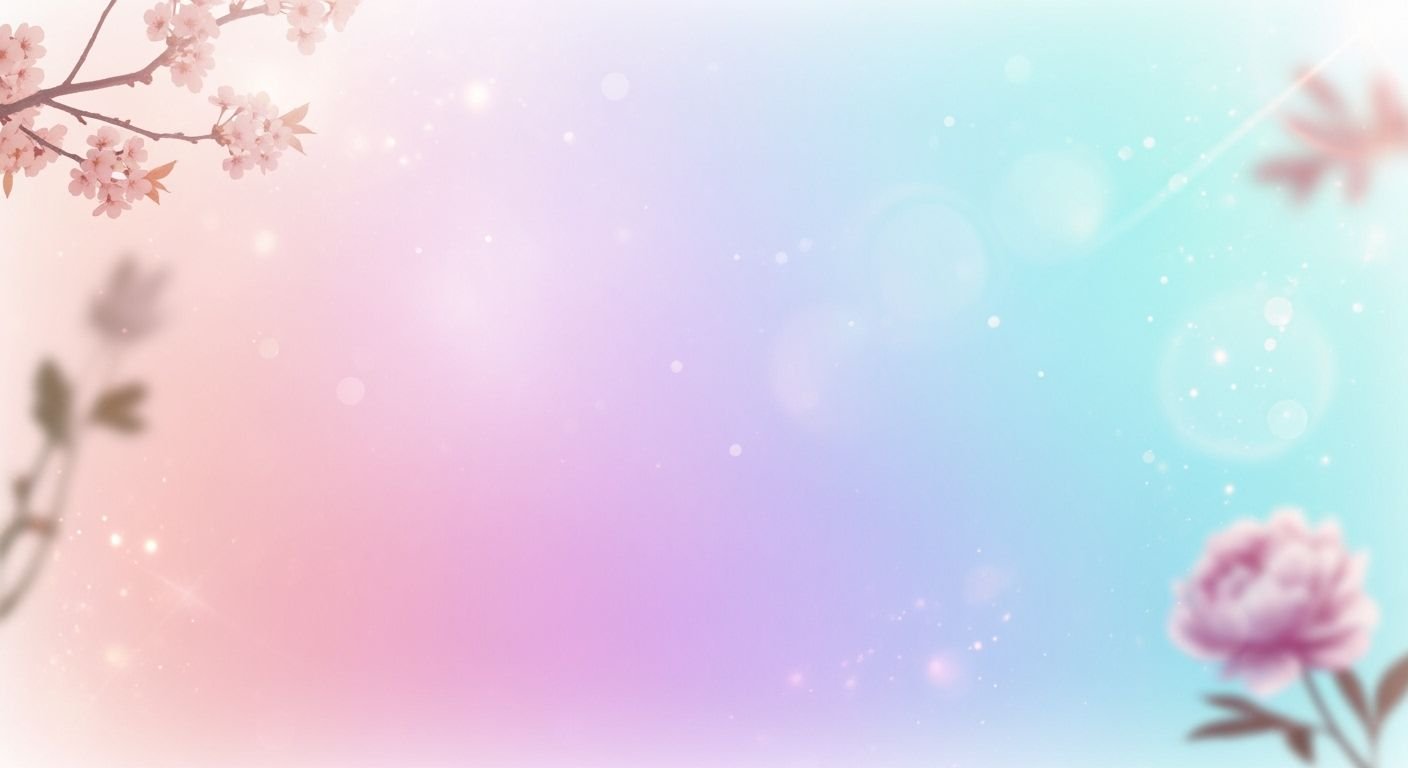Pink flower on a blue and pink background Background Image