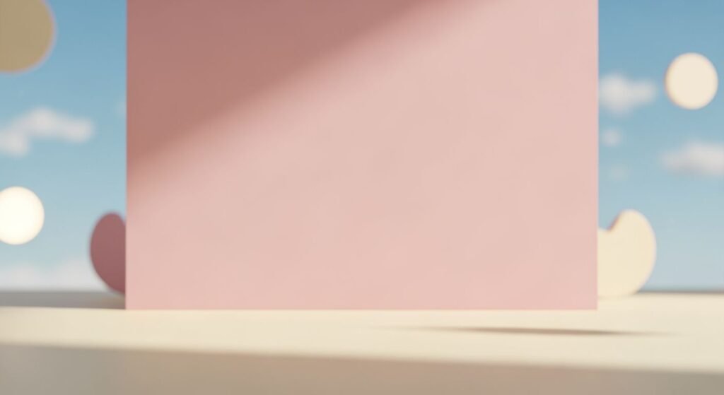Pink sheet of paper sitting on top of a table Background Image
