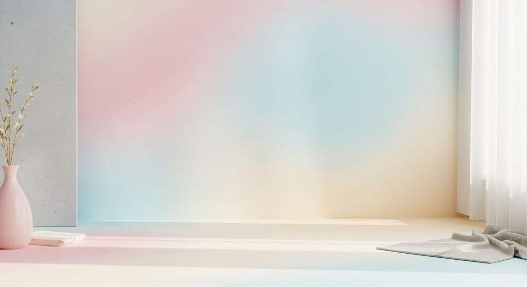 Pink vase sitting on top of a table next to a window Background Image