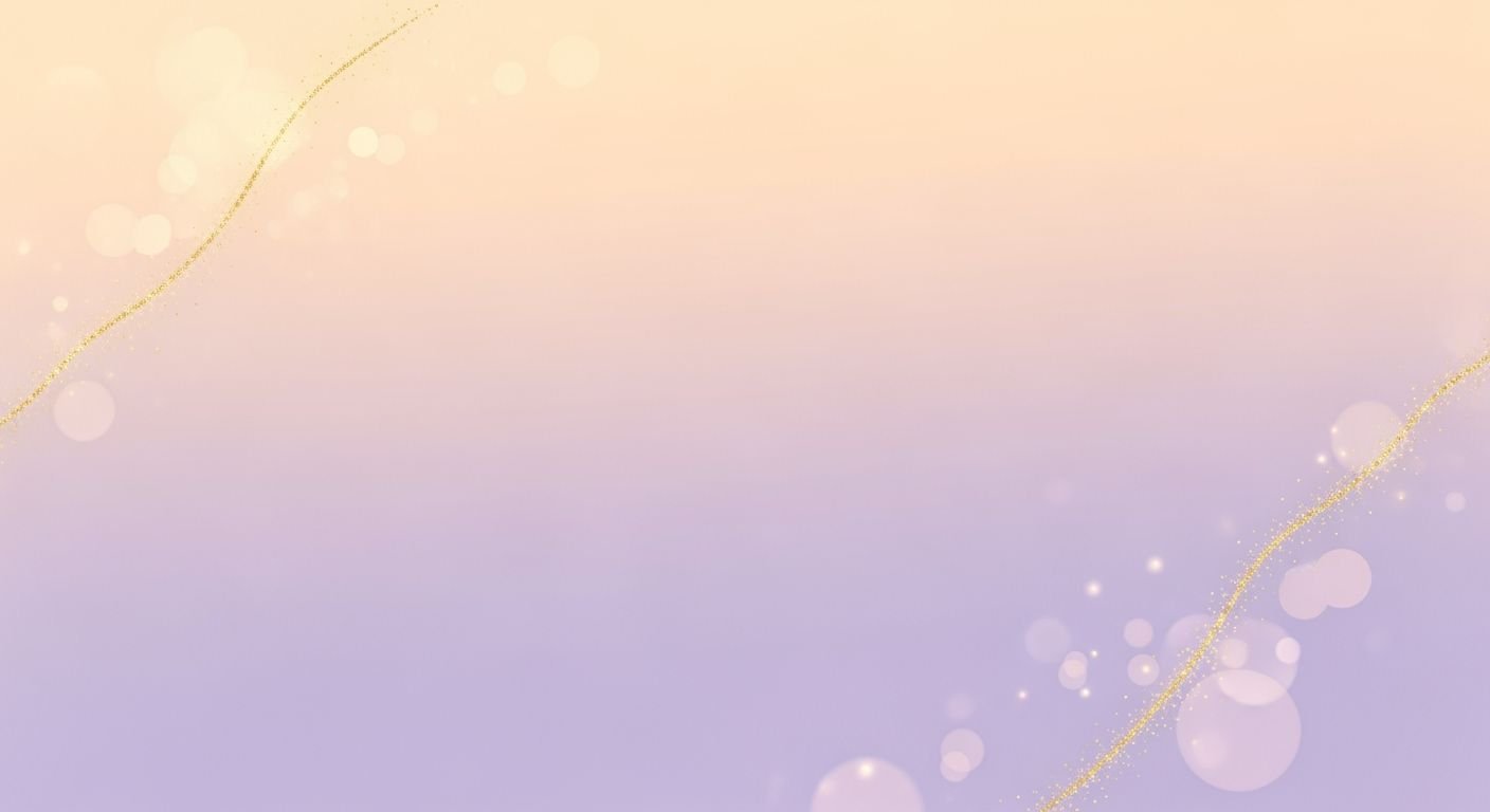 Purple and gold background with bubbles Background Image