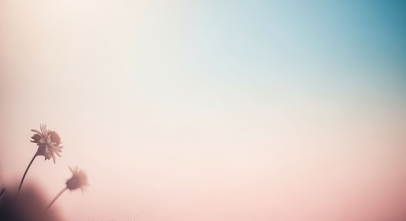 Single flower in the middle of a field Background Image