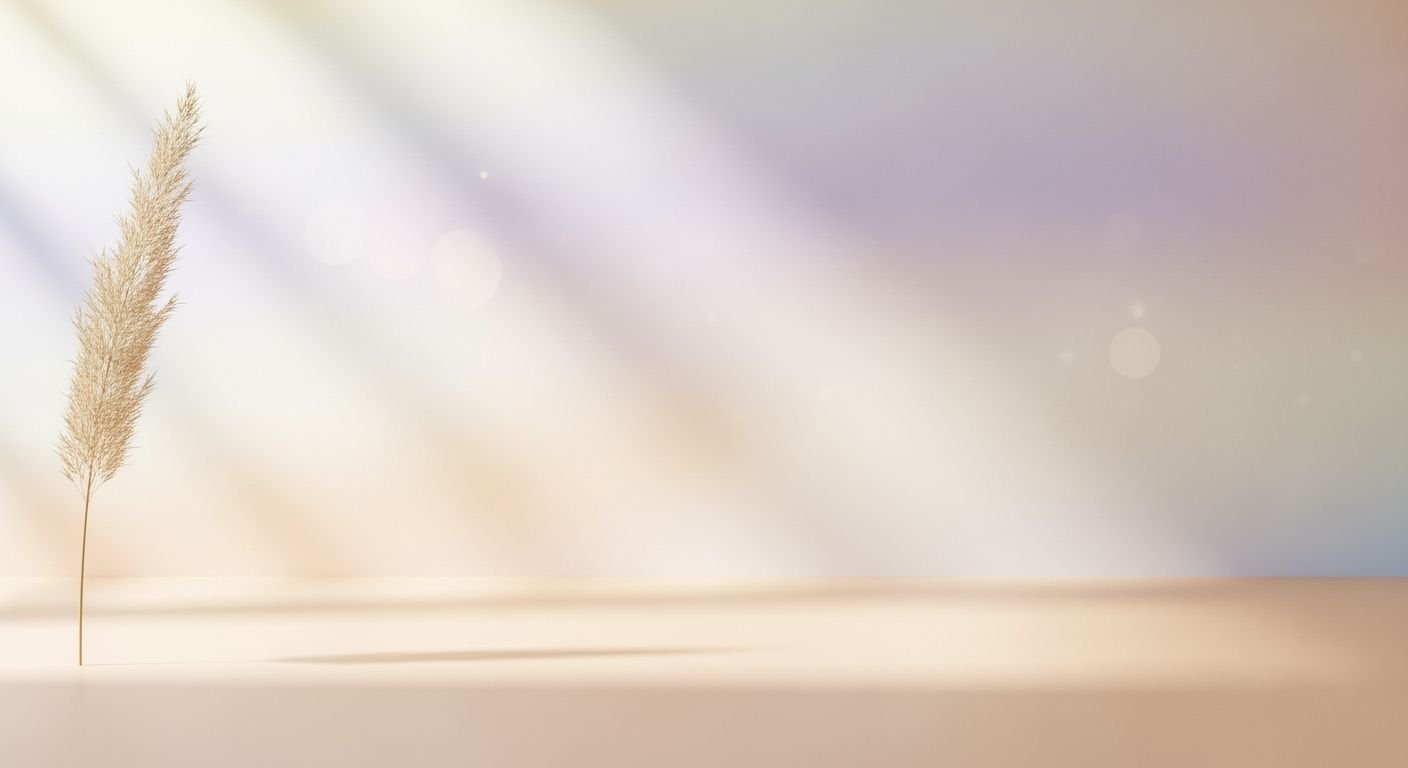 Single plant in the middle of a white room Background Image