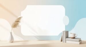 Table with a vase and a cup of coffee on it Background Image