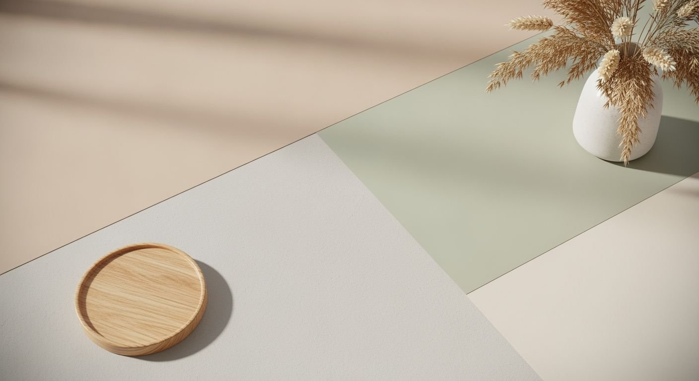 Table with a vase of flowers on top of it Background Image