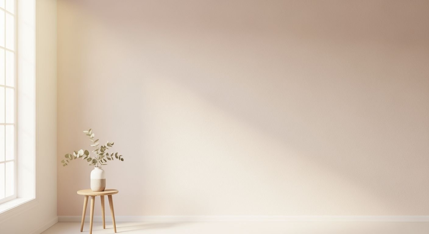 Vase of flowers sitting on a stool in front of a window Background Image