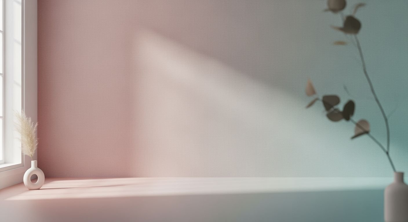 Vase sitting on a window sill next to a vase of flowers Background Image