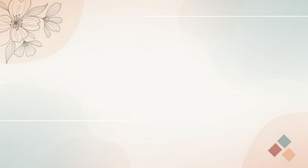 White and pink background with a flower on it Background Image