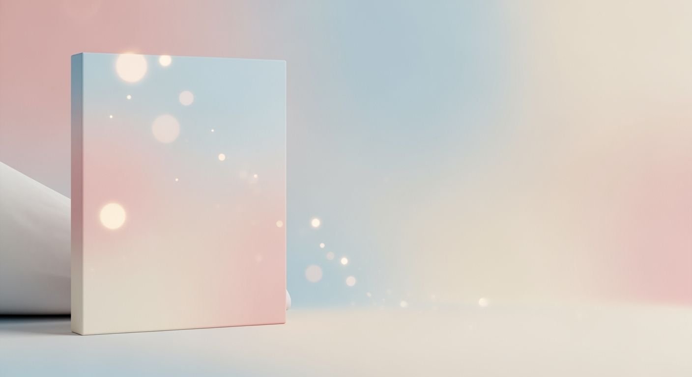 White box sitting on top of a table Background Image