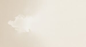 White cloud in the middle of a beige sky Background Image