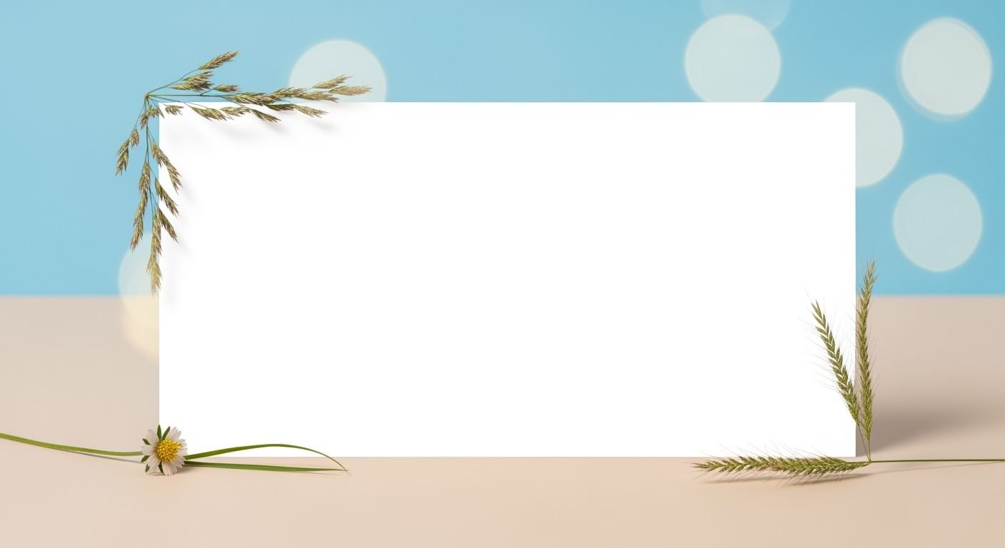 White paper with a flower on top of it Background Image