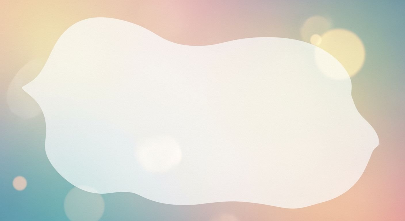 White speech bubble on a colorful background Background Image