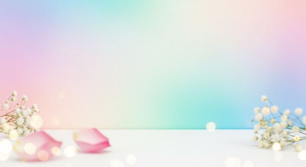 White table with flowers and candles on it Background Image