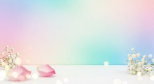 White table with flowers and candles on it Background Image