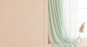 White vase sitting on top of a window sill next to a window Background Image